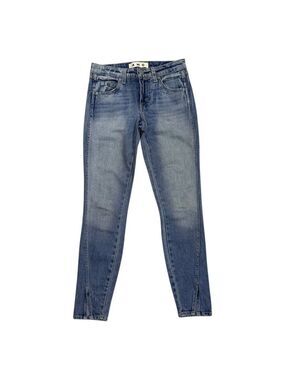 AMO Twist Sweet Cheeks Luxury Designer Skinny Casual Denim Jeans Womens Small